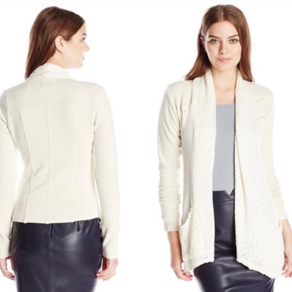 Cream coloured Lucky brand knit cardigan